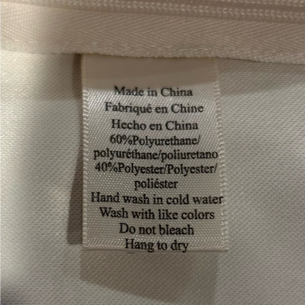 NEW Porridge White Collin Faux-Leather Short-Sleeve Crew Neck Top, Size S - Picture 7 of 7